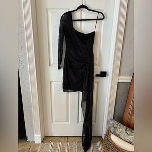 Windsor Asymmetrical Glitter party dress. Cocktail dress